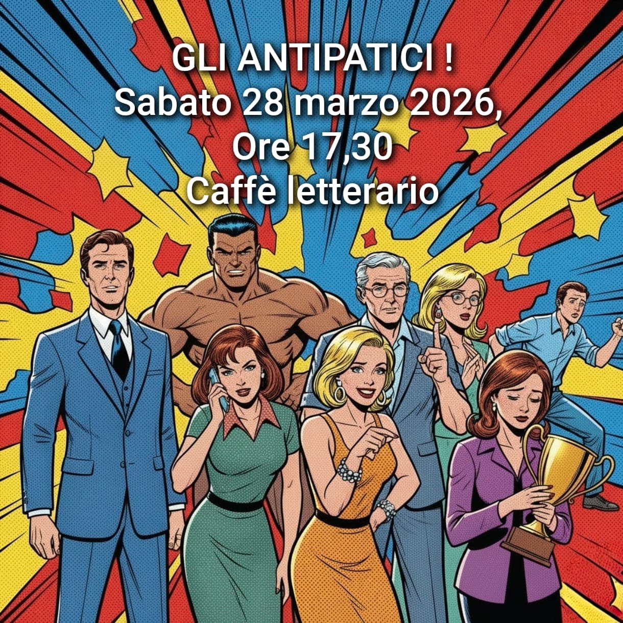 Locandina dell'incontro Gli antipatici
