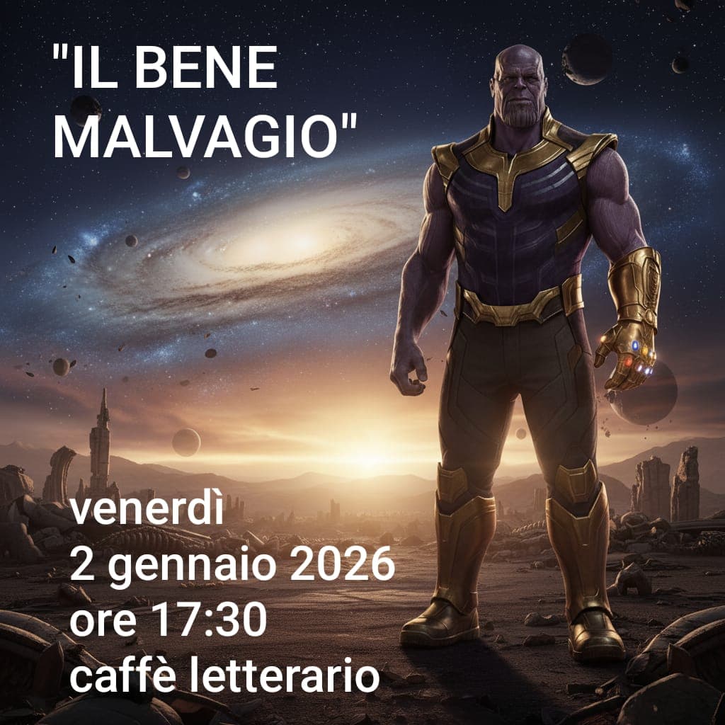 Locandina dell'incontro Il bene malvagio