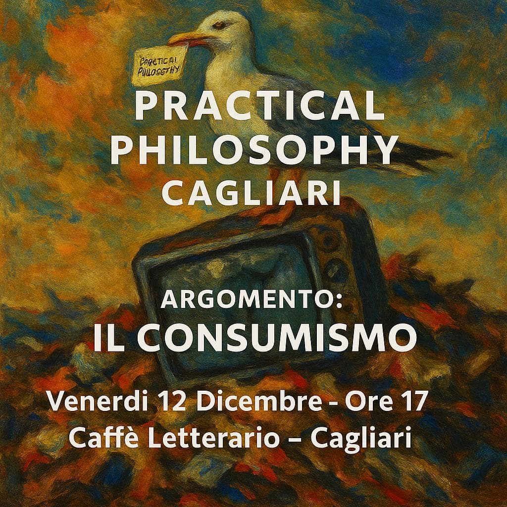 Locandina dell'incontro Il consumismo