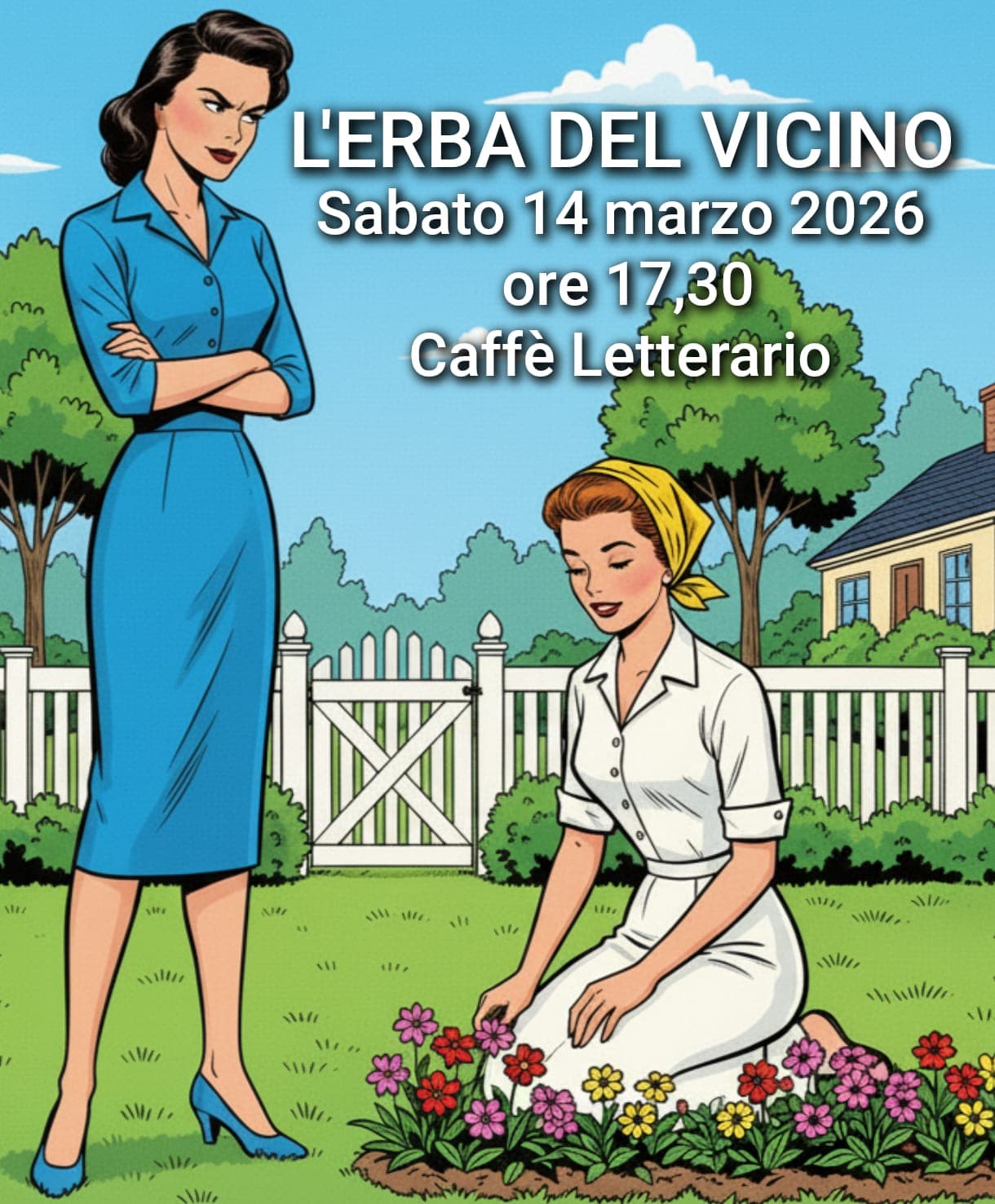 Locandina dell'incontro L'erba del vicino (Invidia)