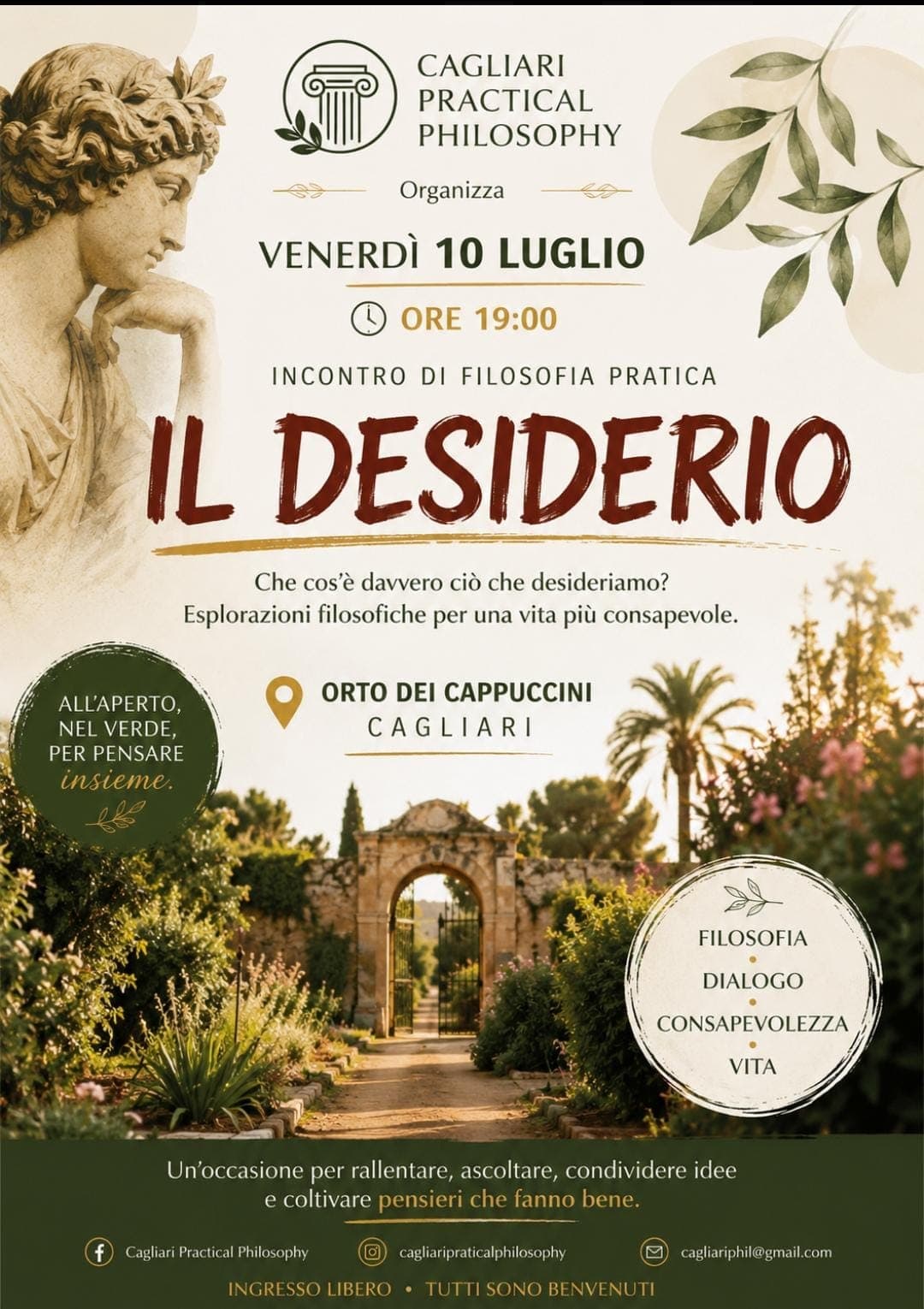 Locandina dell'incontro Il desiderio