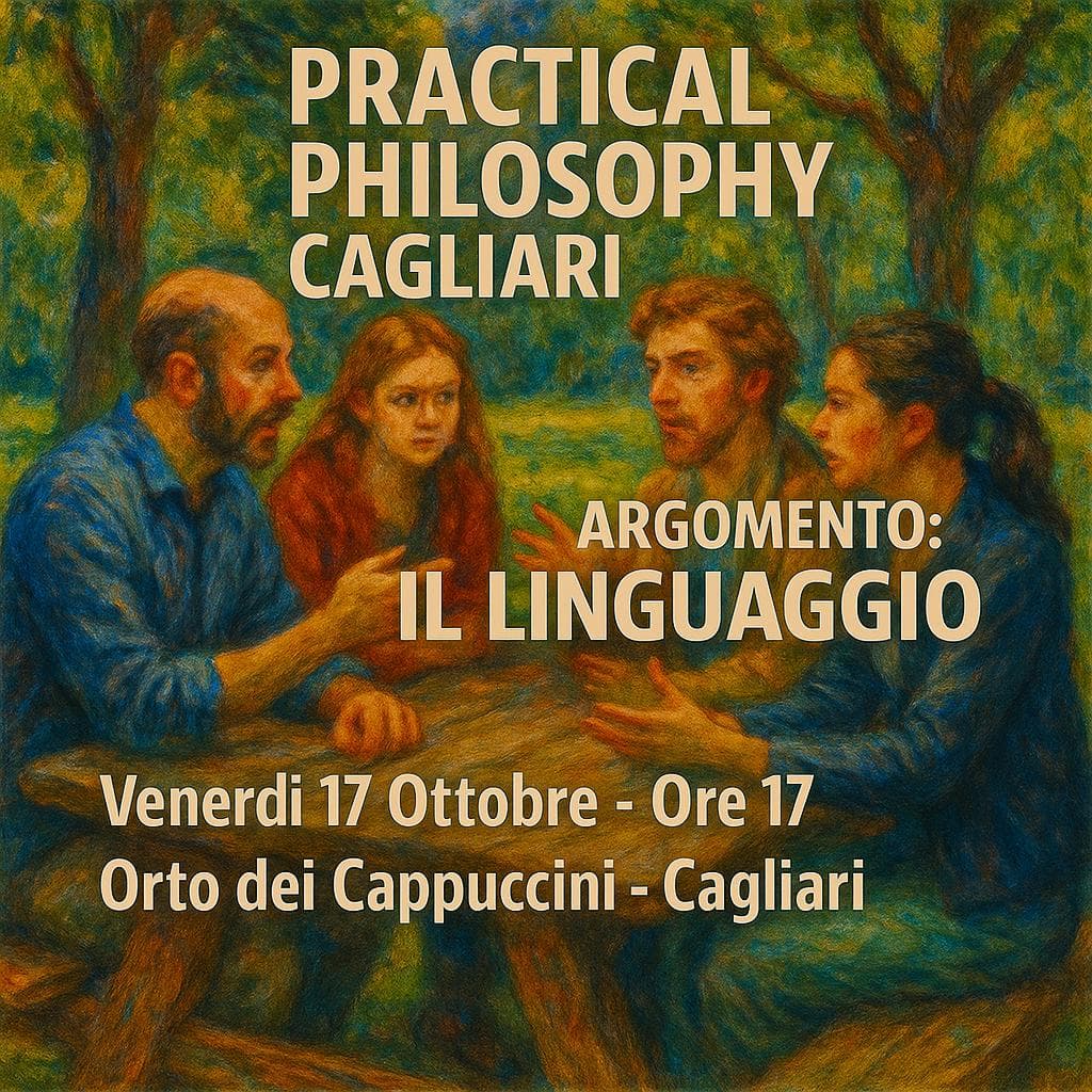 Locandina dell'incontro Il linguaggio