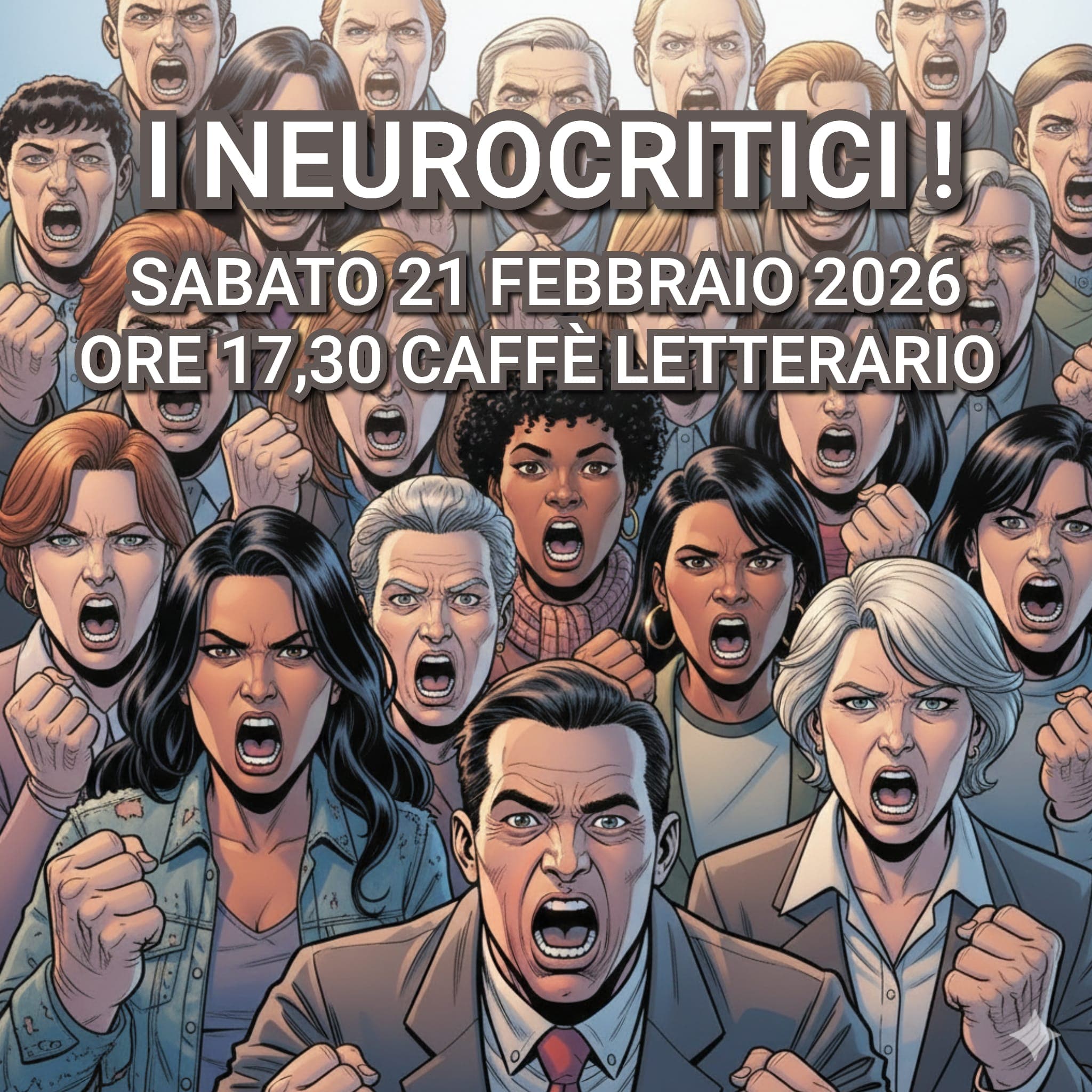 Locandina dell'incontro I Neurocritici