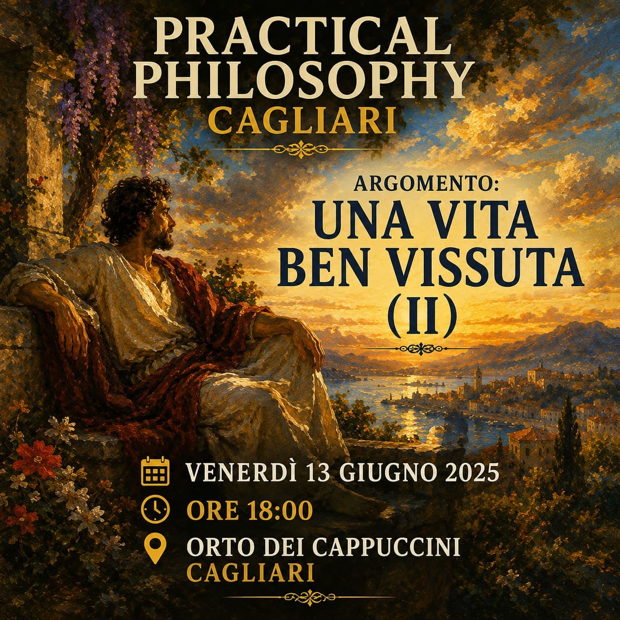 Locandina del secondo incontro su Una vita ben vissuta